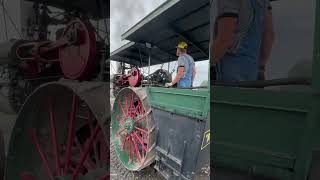 Firing Up an Old Steam Engine Locomotive in Sugarcreek Ohio [upl. by Odnomra325]