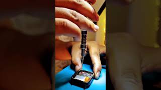 Smart watch battery 🔋 replacement 💲⚒️shortsfeed shortsyoutube shorts [upl. by Mateo]