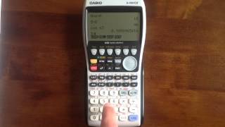 Casio Graphical Calculators Basics fx9860GII CG20 CG50 [upl. by Etteuqal]