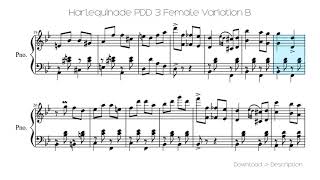 🎶 Harlequinade PDD 3 Female Variation B 🎸🎸 [upl. by Notwen]