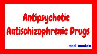 Antipsychotic or Antischizophrenic Drugs  CNS Pharmacology  Medi tutorials [upl. by Huebner]