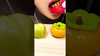 ASMR 딸기 화과자🍓 LIPS MUKBANG 입술 먹방 eating sounds [upl. by Gabel809]