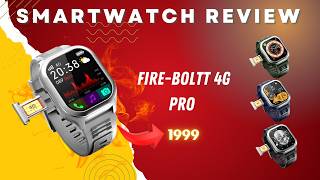 Best smartwatch review in kannada 😱only1999FireBoltt 4G Pro Volte Calling 🔥 [upl. by Braunstein]