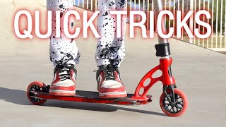 LEARNING QUICK EASY SCOOTER TRICKS [upl. by Proulx]