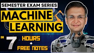 Complete ML Machine Learning in one shot  Semester Exam  Hindi [upl. by Kenay]