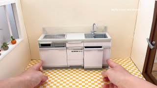 Mini kitchen set installation ✨ ASMR ✨ [upl. by Louisa]