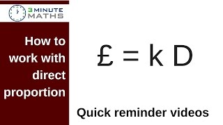 How to work with direct proportion  cost of petrol and distance travelled [upl. by Dolf]