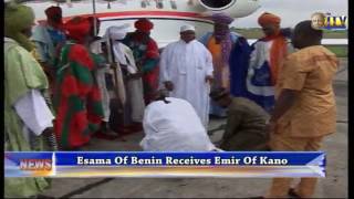 Esama Of Benin Receives Emir Of Kano [upl. by Ephram]