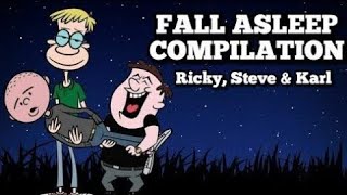 Karl Pilkington Show Compliation with Ricky Gervais and Stephen Merchant RSK XFM Fall Asleep [upl. by Eerased]