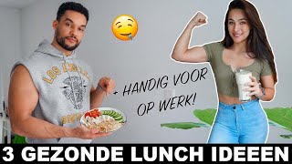 3 GEZONDE LUNCH IDEEEN  simpel en makkelijk mee te nemen [upl. by Namdor]