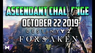 Ascendant Challenge October 22 2019 Solo Guide  Destiny 2  Corrupted Eggs amp Lore Locations [upl. by Latt139]