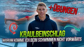 Korrekte Kraulbeinschlag beim Schwimmen [upl. by Inirt]