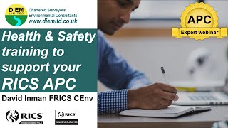 Health amp Safety training to support your RICS APC [upl. by Ilohcin]