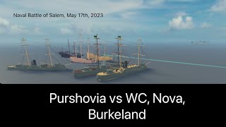 Tradelands Official War  Naval Battle of Salem  May 17th [upl. by Darryl]