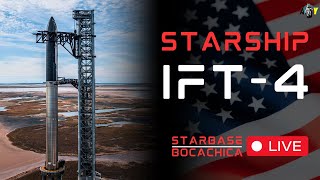 LIVE SpaceX Starship Flight Test 4  IFT4 Launch [upl. by Juanita]