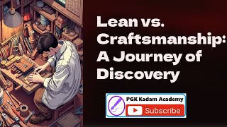 Lean vs Craftsmanship A Journey of Discovery [upl. by Ries]