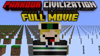 Minecraft but I survive in PARKOUR CIVILIZATION FULL MOVIE [upl. by Bouton]