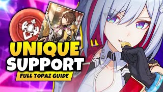 DONT BUILD HER WRONG Best E0 Topaz Guide amp Build Best Relics Teams and Light Cones  Honkai [upl. by Photima660]