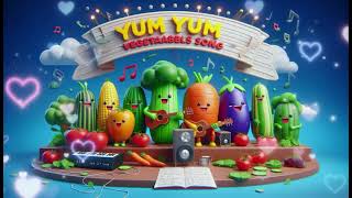 Yum Yum Vegetables Song  Fun Nursery Rhymes and Kids Songs [upl. by Gibbon]