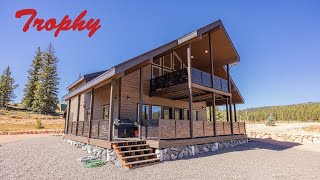 Recently Constructed Mountain Cabin Video Walkthrough  245 N Apollo Trl Duck Creek Village UT [upl. by Irollam]