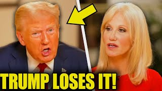 Trump SNAPS LOSES IT In Kellyanne Interview Gone WRONG [upl. by Nnylireg]