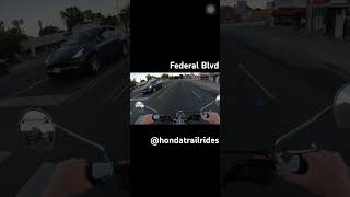 Federal Blvd  Denver CO Honda Trail Rides [upl. by Nylirahs]