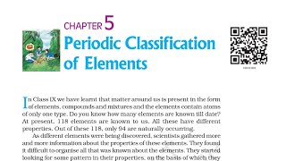 Periodic Classification of Elements Class 10 Science Chapter 5 NCERT full chapter explanation [upl. by Ellac27]