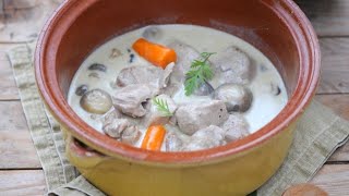 Recette  Blanquette de veau facile [upl. by Osterhus]