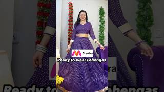 Myntra shaadi lehengas haul myntra myntrahaul lehenga lehengacholi shorts myntrafinds haul [upl. by Folsom38]