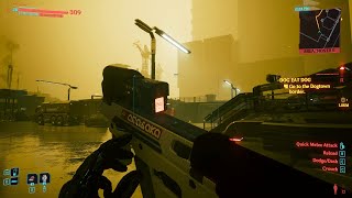 Cyberpunk 2077 v201 SHINGEN MARK V IN ACTION Iconic Smart Gun Best 2K Quality on Youtube [upl. by Nalahs717]