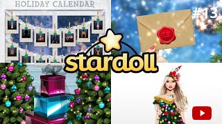 HOLIDAY CALENDAR 13  Natal Stardoll 2022 [upl. by Wilfred]