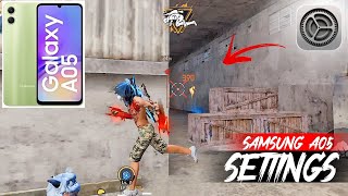 Samsung Galaxy A05 Free Fire Headshot Setting 😲 Samsung Galaxy A05 5g Free Fire Sensitivity [upl. by Yerdua664]