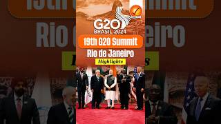 19th G20 Summit Rio de Janeiro Highlights [upl. by Jeddy]