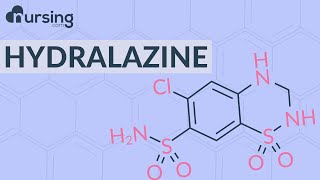 Hydralazine  Apresoline Nursing School Lessons [upl. by Acsecnarf383]