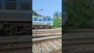 Pandit Dindayal Upadhyaya Nagar WAG7 under going revarsal in Surathkal railway station [upl. by Eniaral]