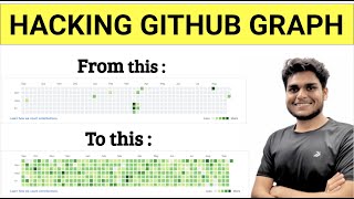 Hack Github Contribution Graph in 20 seconds 😎 [upl. by Esmaria331]