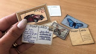 DIY Postcards Using Magazine Images [upl. by Aniri987]