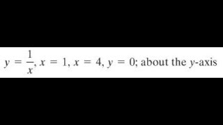 y  1x x1 x4 y0 about the yaxis [upl. by Cannice]