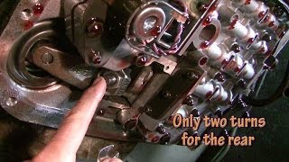 How to adjust bands and change automatic transmission fluid [upl. by Tanya]