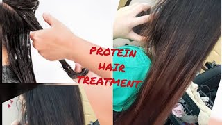 Protein treatment on natural hair protein treatment for damage hair  deep conditioning [upl. by Myke]