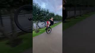 c100 mtb wheelie bikelife cuttingup [upl. by Aerdnaid]