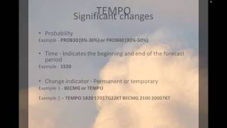 How to read a Terminal Aerodrome Forecast TAF [upl. by Eylatan40]