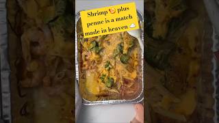 Pasta and shrimp cant get any better food shrimp cooking shorts [upl. by Milah]