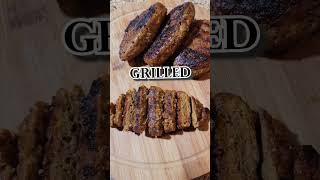 🥩 MEATIEST Vegan Steak How to Turn Vital Wheat Gluten into a Juicy Seitan Steak 😊 healthy [upl. by Atniuq]