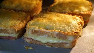 Sándwich croque monsieur receta fácil y rápida [upl. by Nahtnaoj]