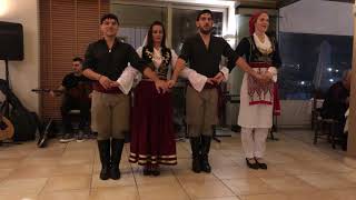 Performance of Traditional Cretan Music and Dance in Ano Hersonissos Crete [upl. by Deehsar]