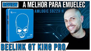 Review Beelink GT King PRO processador Amlogic S922XH a melhor TV Box para EmuELEC e retro games [upl. by Almeda]