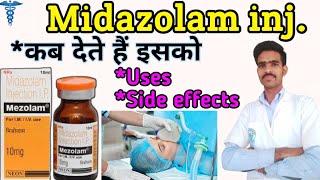 midazolam injection  midazolam nasal spray how to use hindi  midazolam  midazolam nasal spray [upl. by Ladnar26]