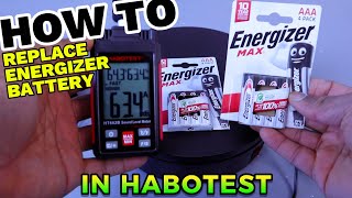 How To Replace Energizer Battery In HABOTEST HT602B Decibel Meter Digital Sound Level Meter [upl. by Timothea]