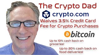 How to Buy Bitcoin with a Credit Card Using Cryptocom 35 fees waived for the next 3 months [upl. by Maritsa]